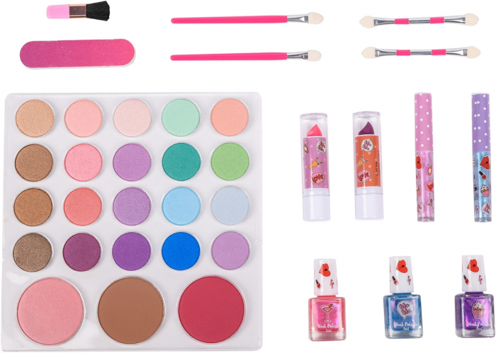 Set machiaj pentru fetite in gentuta de depozitare Create It! [3]