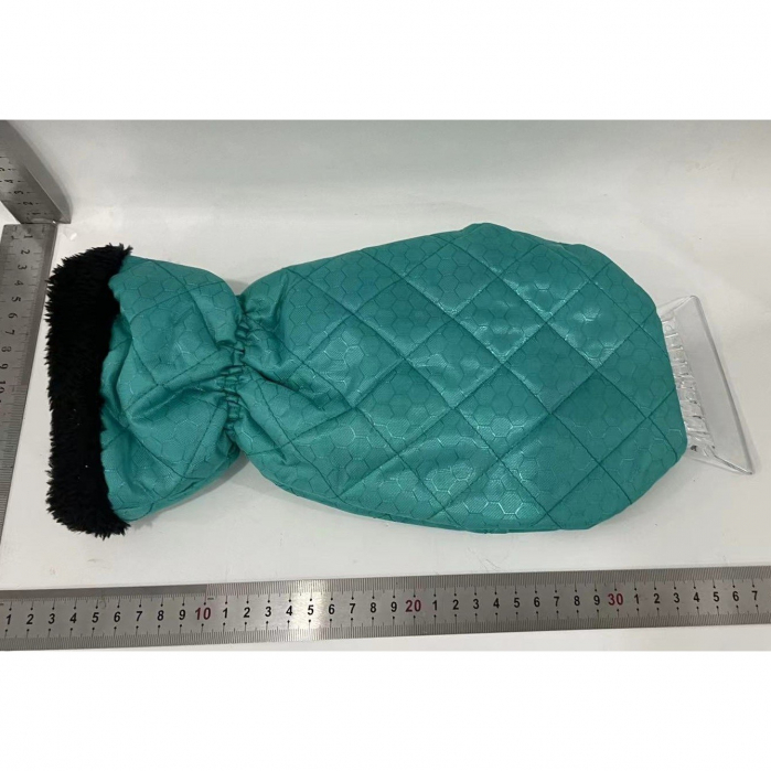 Set Manusa si Racleta pentru Zapada, Flippy, Impermeabila, Izolatie de Bumbac, 31 x 15 cm, Verde [2]