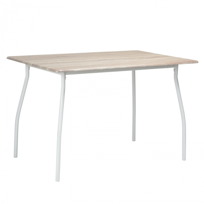 Set masa Vega cu 4 scaune, natur, 120x80x76 cm [2]