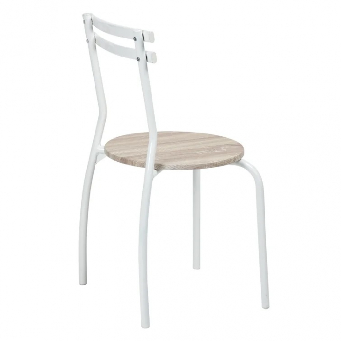 Set masa Vega cu 4 scaune, natur, 120x80x76 cm [4]