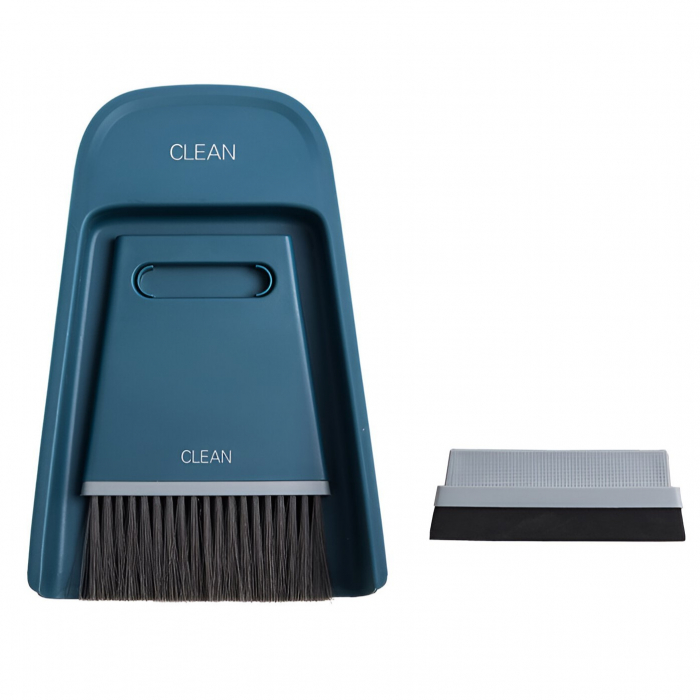 Set Mini Matura si Faras, Flippy, Uz Casnic, Doua Perii, pentru Birou, Bucatarie, Casa, 19.5x13.8x3.6 cm, Albastru [1]