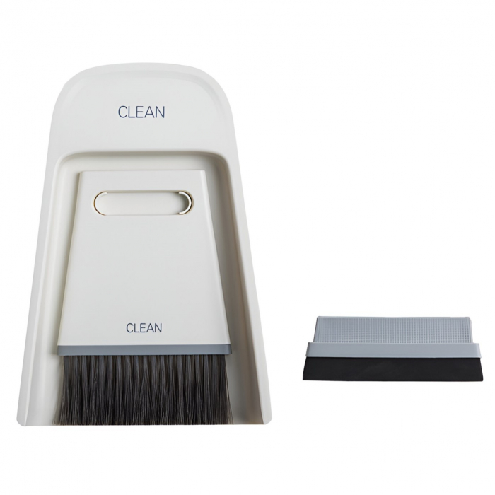 Set Mini Matura si Faras, Flippy, Uz Casnic, Doua Perii, pentru Birou, Bucatarie, Casa, 19.5x13.8x3.6 cm, Gri [1]