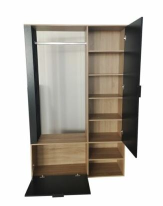 Set mobilier hol cu oglinda, Austin, 120x33x190 cm, UnicSpot [3]