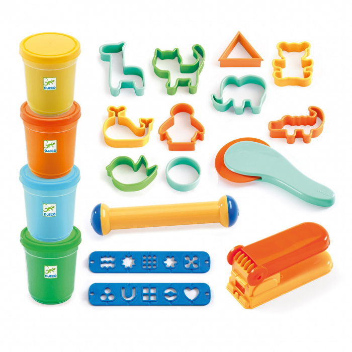 Set modelaj cu plastilina Culori pop, Djeco [3]