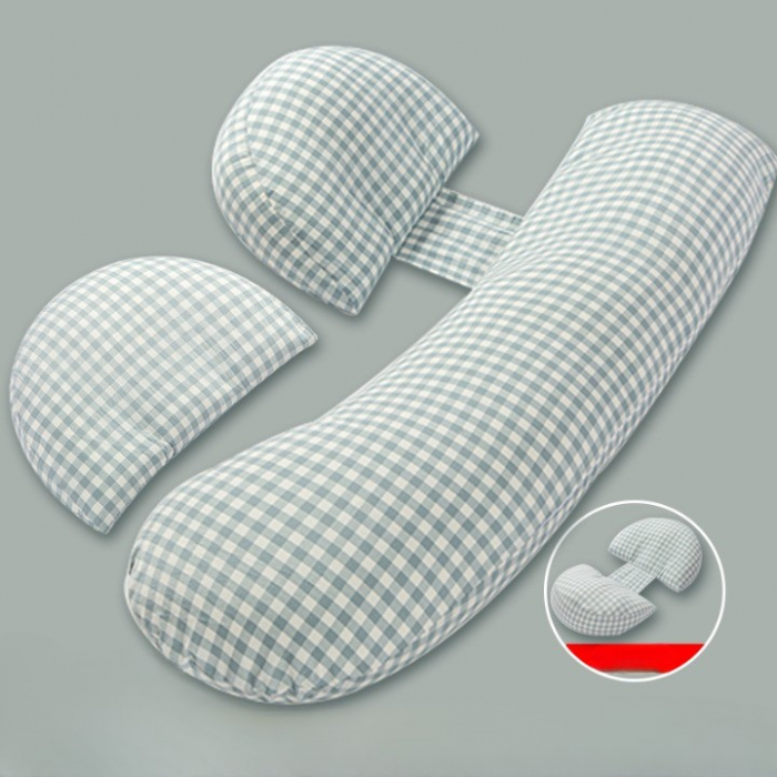 Set Perna pentru Gravide, Flippy, Husa Detasabila, Spuma Moale, Utilizare in Forma H si U, Reglabila, Latime Ajustabila, Proactive, Albastru [3]