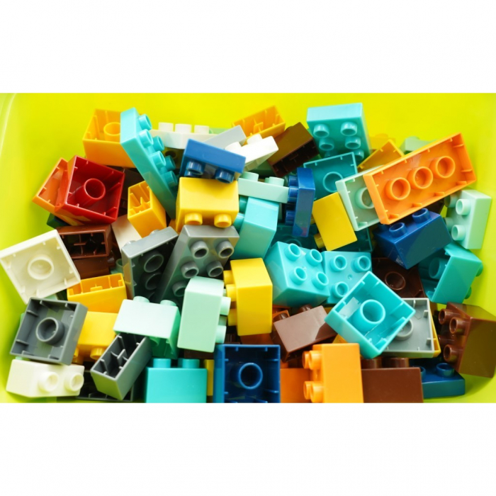 Set piese de constructii pentru copii, Flippy, Animal series, 134 piese, Multicolor [5]
