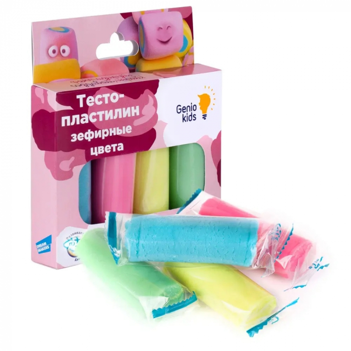 Set plastilina 4 culori Geniokids Marshmallow [2]