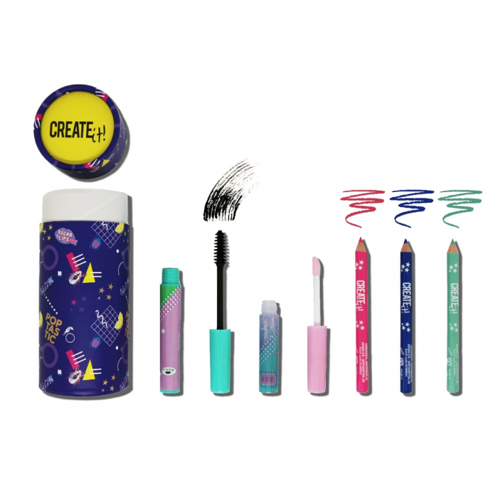 Set produse de machiaj in cutie de depozitare pentru fetite Create It! [2]