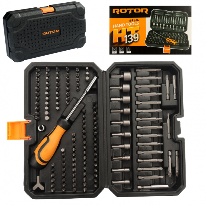 Set trusa biti,139 piese ROTOR RHT139 [1]