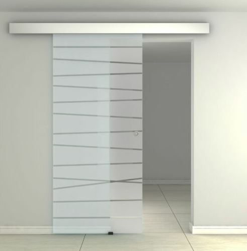 Set usa glisanta sticla GD01, 205x95x0.8 cm, UnicSpot [2]