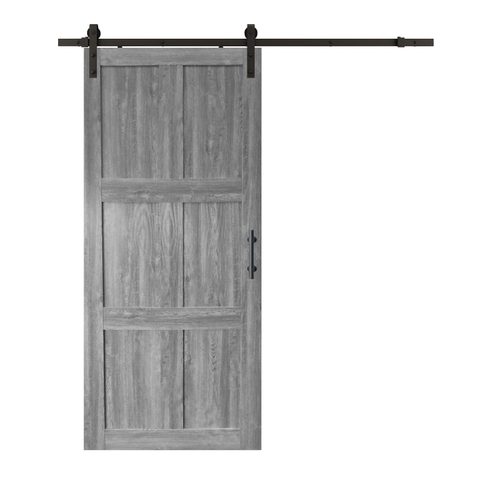 Set usa glisanta tip hambar, exclusiv UnicSpot, gri, 213x96.5x3.5 cm [2]