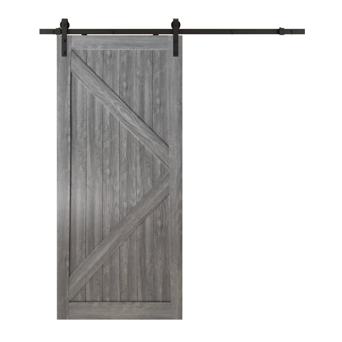 Set usa glisanta tip hambar, gri, 213x96.5x3.5 cm [2]