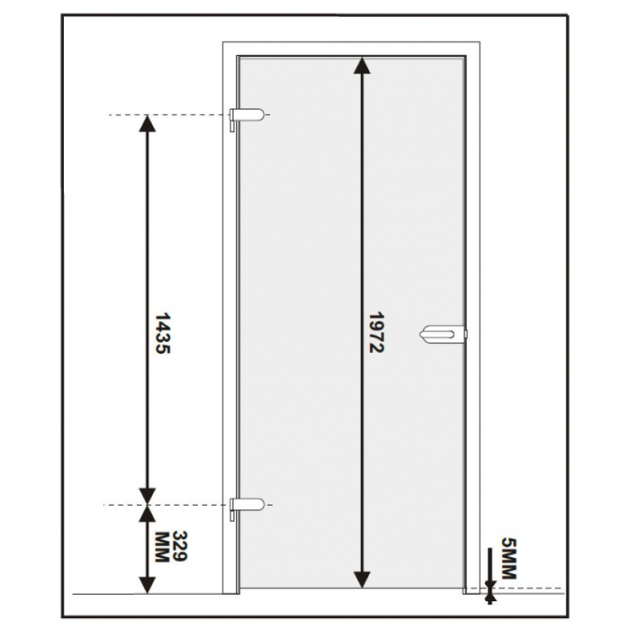Set usa sticla batanta cu design, sablat cu design, 83.4x197.2x0.8 cm, fara toc [4]