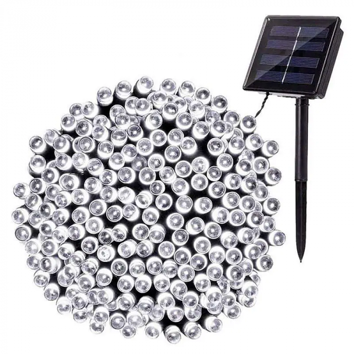 Sir solar 100 led ,12 m, alb rece [1]