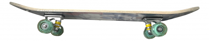 Skateboard 80 cm din lemn, Suport din Aliaj Aluminiu, Greutate maxima 70 kg, Model Astronaut, Albastru [4]