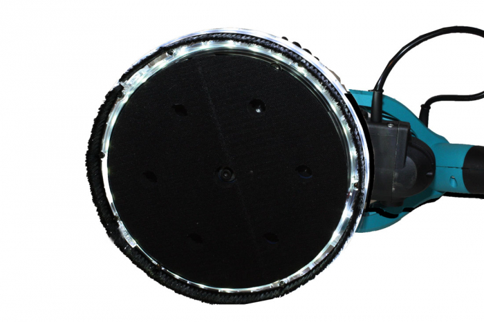 Slefuitor pentru pereti pliabil cu LED, 750 W, 1700 Rpm, Ø215 mm [12]