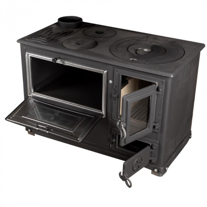 Lichidare de stoc Soba pe lemne 6.7kW Fantazia Lux, cos stanga [6]