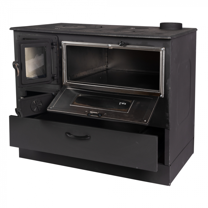 Soba pe lemne 9kW Grand Fantazia Lux, cos dreapta [4]