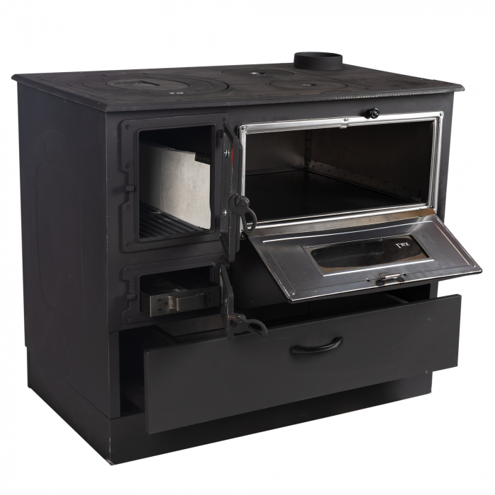 Soba pe lemne 9kW Grand Fantazia Lux, cos dreapta [3]