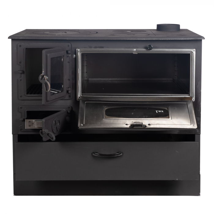 Soba pe lemne 9kW Grand Fantazia Lux, cos dreapta [2]