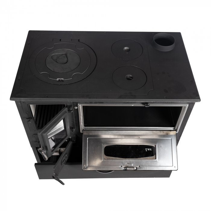 Soba pe lemne 9kW Grand Fantazia Lux, cos dreapta [17]