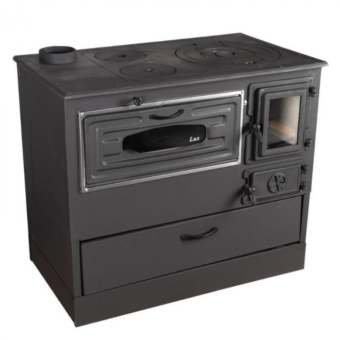 Soba pe lemne 9kW Grand Fantazia Lux, cos stanga [3]
