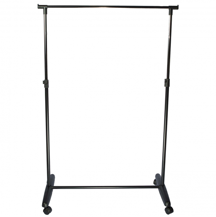 Stand haine simplu, negru, 85x43x95-160 cm [5]