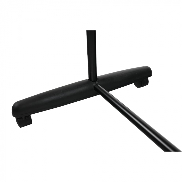 Stand haine simplu, negru, 85x43x95-160 cm [9]
