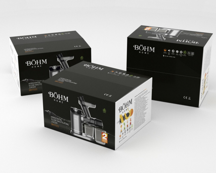 Storcator cu presare la rece pentru fructe si legume, 150 W, Material Fara BPA, BoHM BM1533 [4]