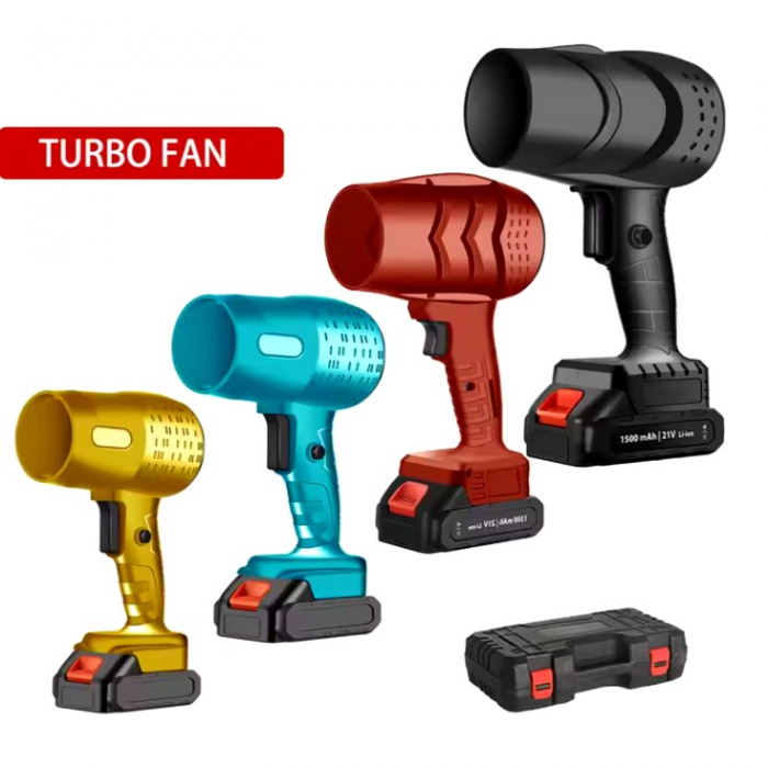 Suflanta de Aer Multifunctionala Portabila, Flippy, Incarcare Auto, pentru Gratar, Masina, Indepartare Frunze si Praf, 1500 mAh, Viteta de Rotatie 25000 RPM, 2 Baterii de Li si Incarcator, Buton Later [8]