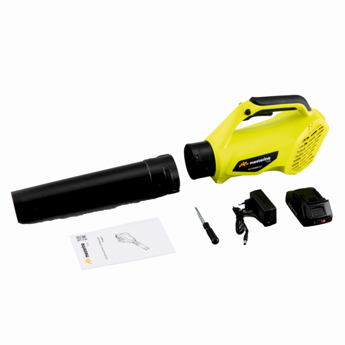 Suflanta frunze cu acumulator Wertcraft TOOLS NT20BBL01, putere 480W, debit 8.3 m3/minut, acumulator 2A / 21V, viteza aer 36 m/s [2]