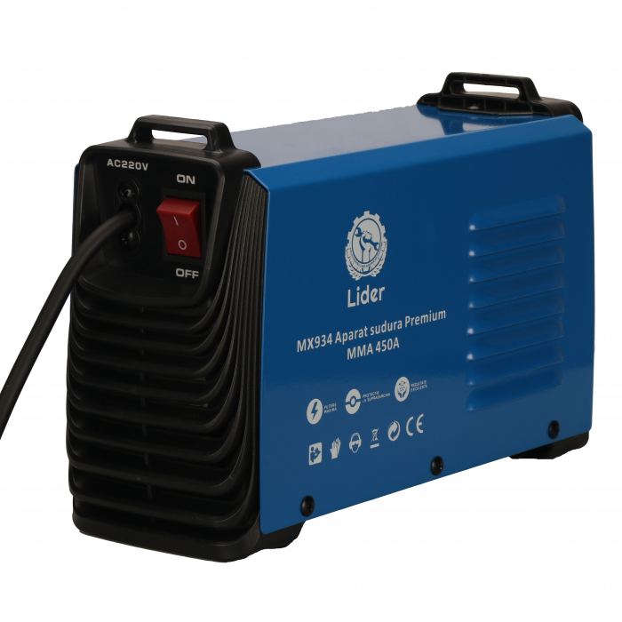 *Super pret* Invertor de sudura 450 A, Lider MMA, electrod 1.6 - 5 mm, Hot Start, Arc Forta, Anti - Stick, cabluri 3M [3]