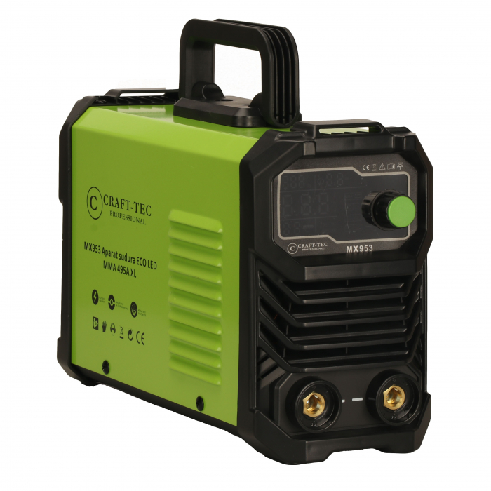 *Super pret* Invertor de sudura 495 A, CRAFT-TEC XL MMA, electrod 1.6 - 5 mm, Hot Start, Arc Forta, Anti - Stick, cabluri 3M [2]
