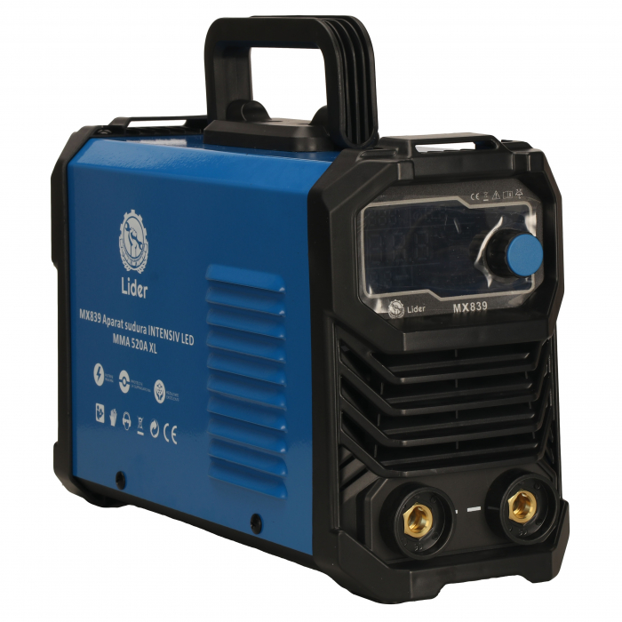 Lichidare *Super pret* Invertor de sudura 520 A, LIDER XL MMA, electrod 1.6 - 5 mm, Hot Start, Arc Forta, Anti - Stick, cabluri 3M [2]