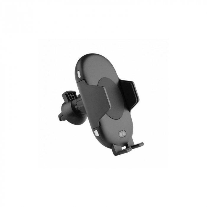 Suport auto cu incarcare wireless (inductie) cu senzor Infrarosu, Fast Charge 10W C9  Negru [1]