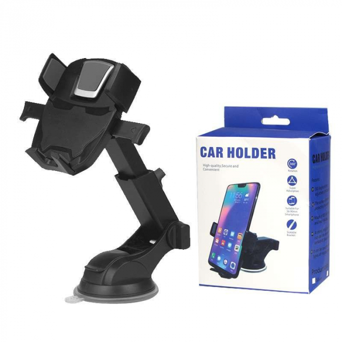Suport auto Flippy 3rd pentru telefon, Negru [19]