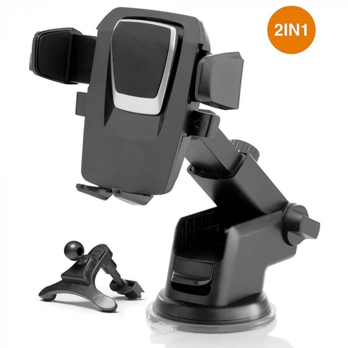 Suport auto Flippy 3rd pentru telefon, Negru [9]