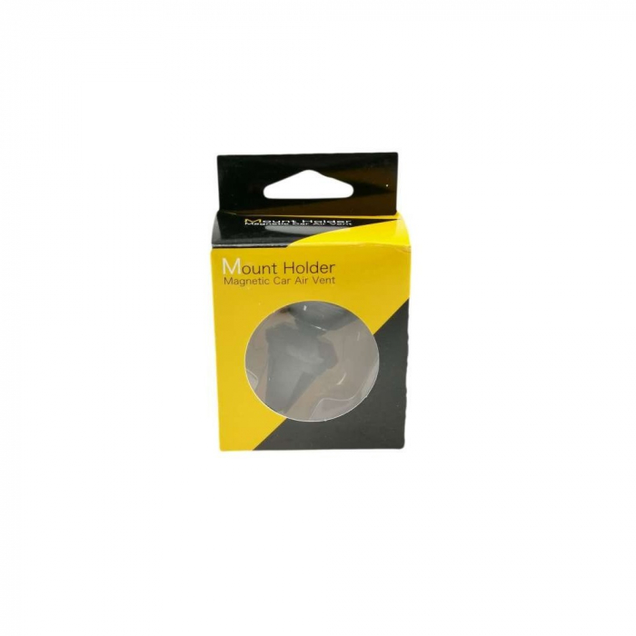 Suport auto Flippy magnetic cu rotire 360 grade V1 pentru telefon, Negru [2]