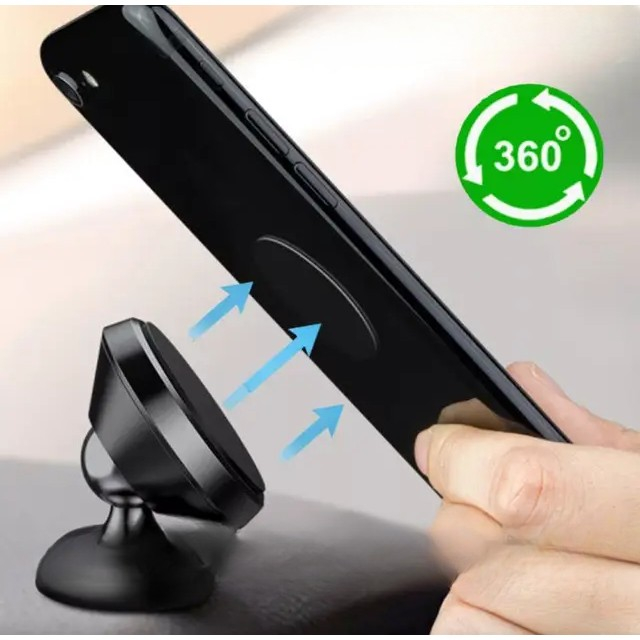 Suport Auto Magnetic Flippy, pentru Telefon BK1, Rotire 360 grade, Negru [2]