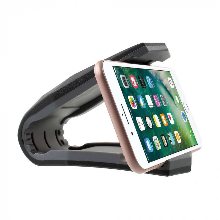 Suport auto pentru telefon A12 Alligator Clip Flippy, Negru [7]