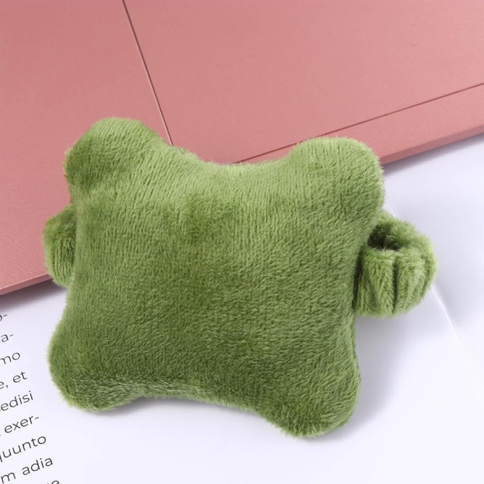 Suport de Mana, Flippy, Pernuta pentru Incheietura cu Banda Elastica, pentru Mouse, Moale, 7.5 x 7 cm, Verde Inchis [2]