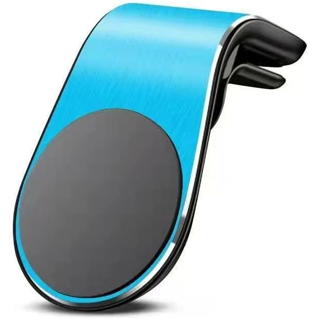 Suport de Telefon, Flippy, pentru Ventilatie, din ABS si Magnet, 3.8 x 3.7 x 6.2 cm, Universala, Albastru [2]