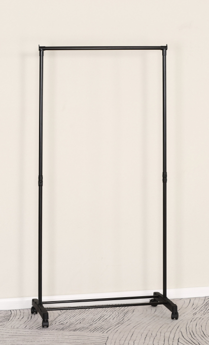 Suport haine, UnicSpot, negru, 74.5x41.5x157 cm [6]