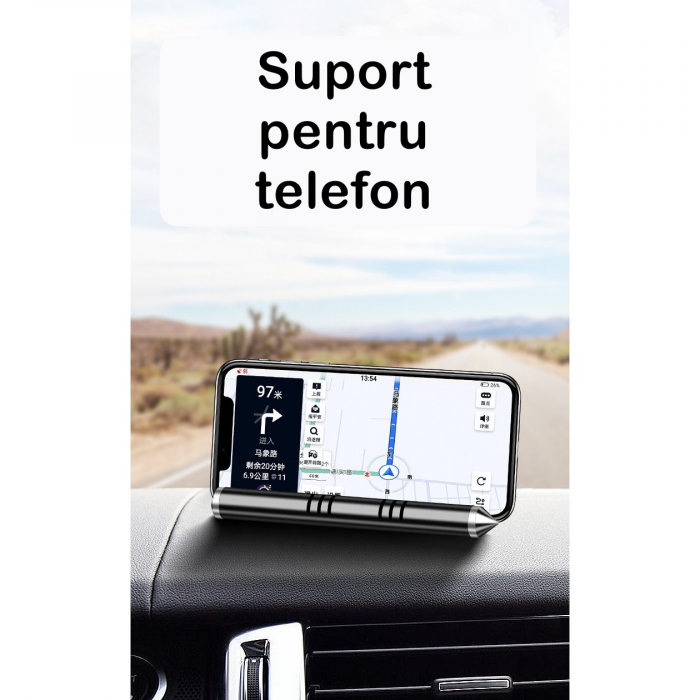 Suport numar de telefon cu odorizant Flippy pentru parcare Negru [5]