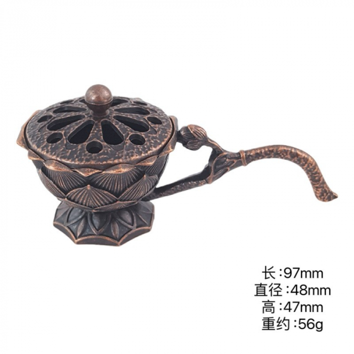 Suport pentru Tamaie, Flippy, cu capac, Rosu Cupru [2]