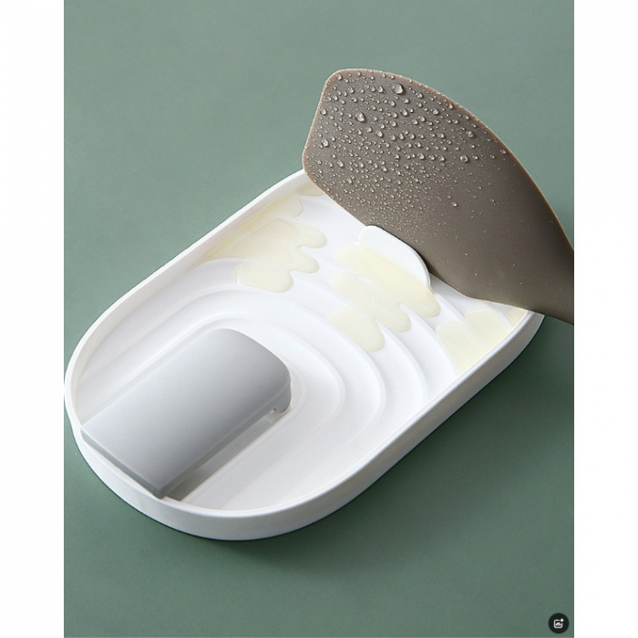 Suport Pliabil, Flippy, pentru Capace, Linguri, Multifunctional, Plasare pe Blatul de Bucatarie, 11.5 x 18 x 2.2 cm, Roz [9]