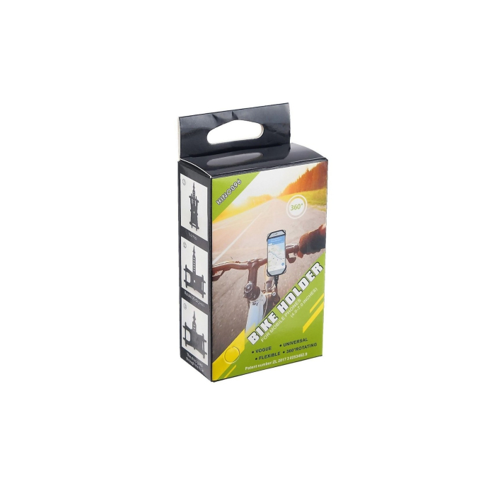 Suport Telefon pentru Bicicleta, Motocicleta, Trotineta, din Silicon 4-7 inch, Negru [2]