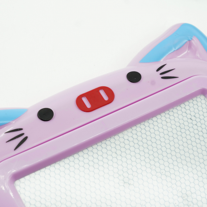 Lichidare Tablita Magnetica de Scris si Desenat, Flippy, Model Pisica, cu Creion, Dimensiuni 23.2x18.5 cm, Suprafata Desen 14.6x10.4 cm, Dezvolta Imaginatia si Creativitatea, Incurajeaza Exersarea Scr [2]