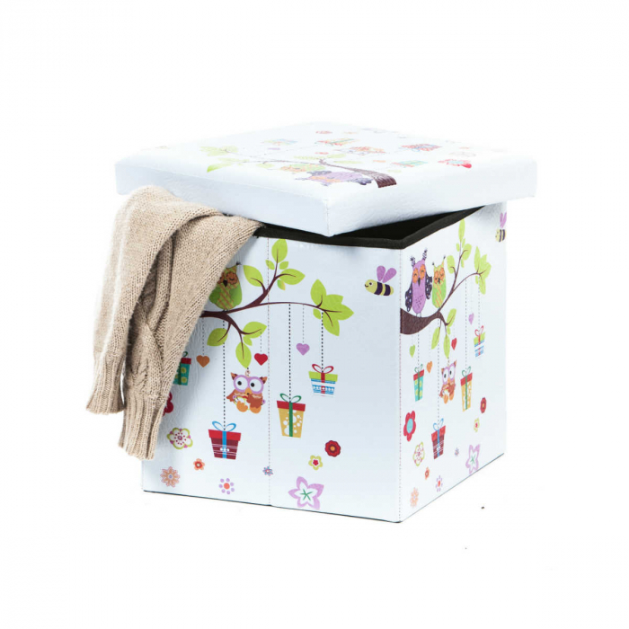 Taburet Design Owls, multicolor, 38x38x37.5 cm [1]