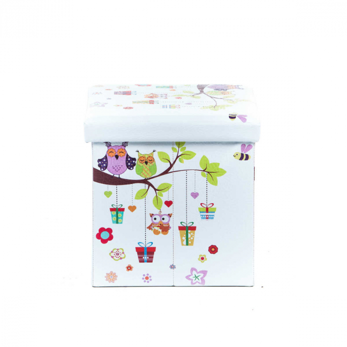 Taburet Design Owls, multicolor, 38x38x37.5 cm [4]